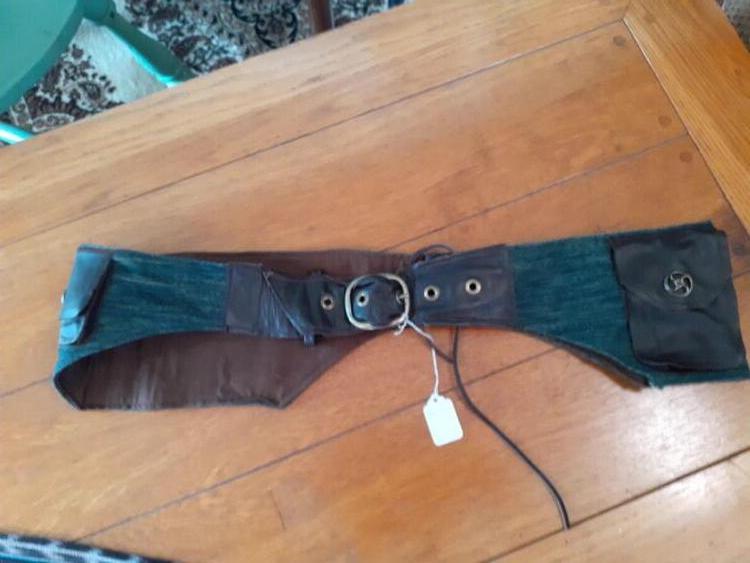 hip belt denim and leather (front)